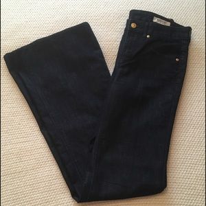 H&M High Flary Dark Denim
